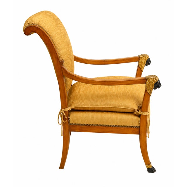 1980s French Neoclassical Conversation Sofa and Armchairs from Maison Rémy Paris, 1986, Set of 3 For Sale - Image 5 of 9