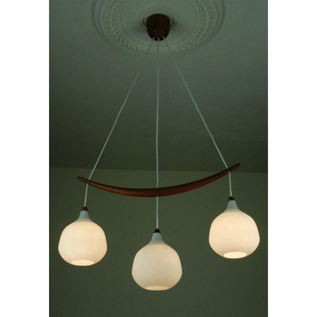 Luxus Model 512 Pendant by Uno & Östen Kristiansson for Luxus, Vittsjö, Sweden, 1960s For Sale - Image 4 of 14