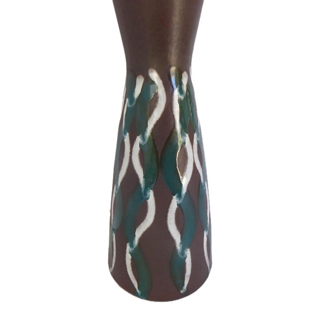 1960s Carstens Keramik Mid Century Modern Pottery Vase Germany 1960s For Sale - Image 5 of 10