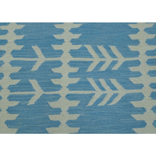 Turkish Kilim Oriental Handmade Flatweave 3' x 4'8" #18165 For Sale In Houston - Image 6 of 8
