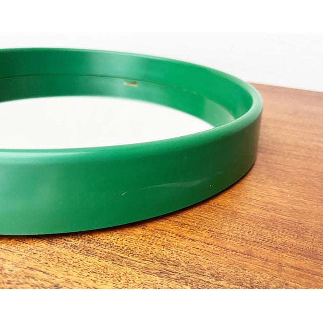 Mid-Century Space Age Green Round Mirror from C.L. Augustson, Norway, 1960s For Sale - Image 14 of 18