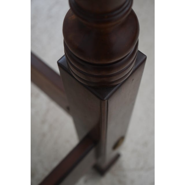 Henredon Mahogany King Size Poster Bed For Sale - Image 9 of 18