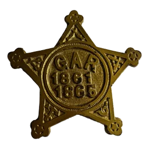 Antique G.A.R. 1861 1865 Cast Iron Star