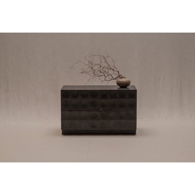 Brutalist Sideboard attributed to J. Batenburg for M.I., Belgium, 1970s For Sale - Image 11 of 11