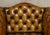 Antique Brown Leather Chesterfield Library Living Room Set, Set of 4 For Sale - Image 5 of 18