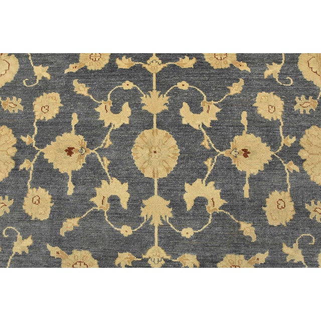 2020s Ziegler Rug 5’10” X 8’9” Blue Wool Traditional Hand-Knotted Oriental Carpet For Sale - Image 5 of 13