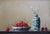 Zhang Wei Guang, Cherries with Pottery, Oil Painting, 2000s For Sale