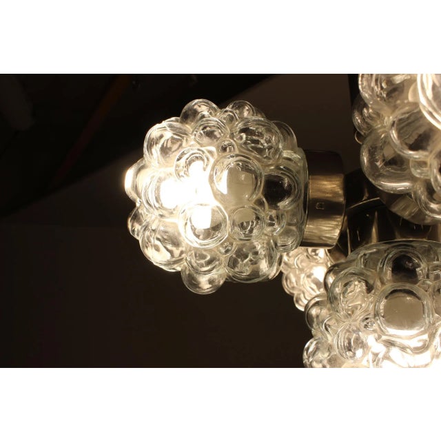 Vintage Raspberry Chandelier for Kamenický Šeno, 1970 For Sale - Image 10 of 12