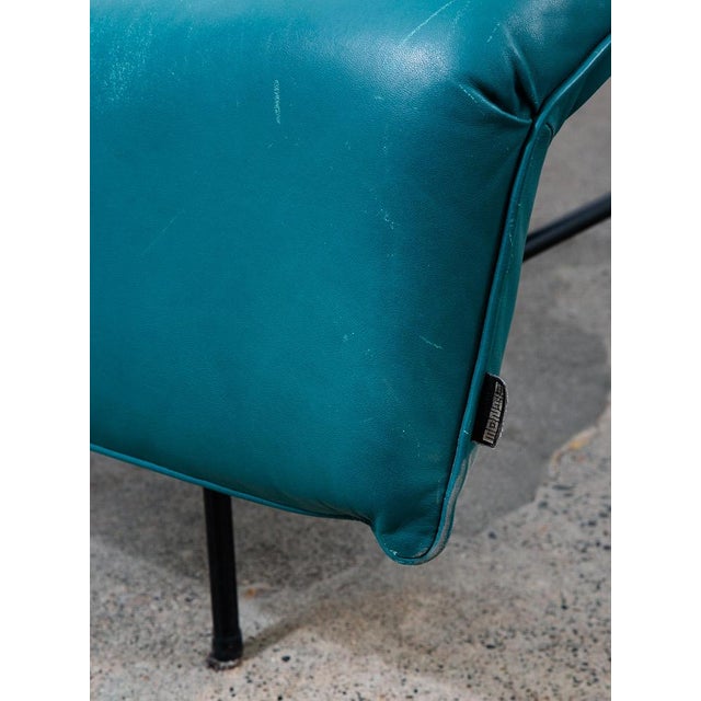 1980s Mid Century Modern Lounge Chair Leather Montis Butterfly Gerard Van Den Berg For Sale - Image 10 of 11