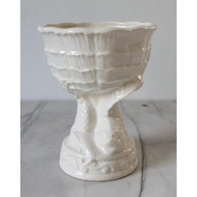 Vintage Ceramic Dolphin Fish Planter / Vase For Sale In Milwaukee - Image 6 of 10