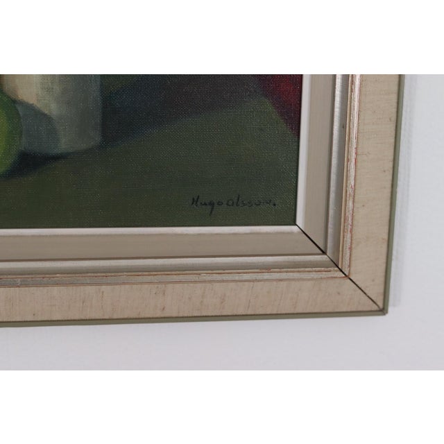 Hugo Olsson, Fruit and Flowers, 1950s, Oil on Canvas, Framed For Sale - Image 10 of 17