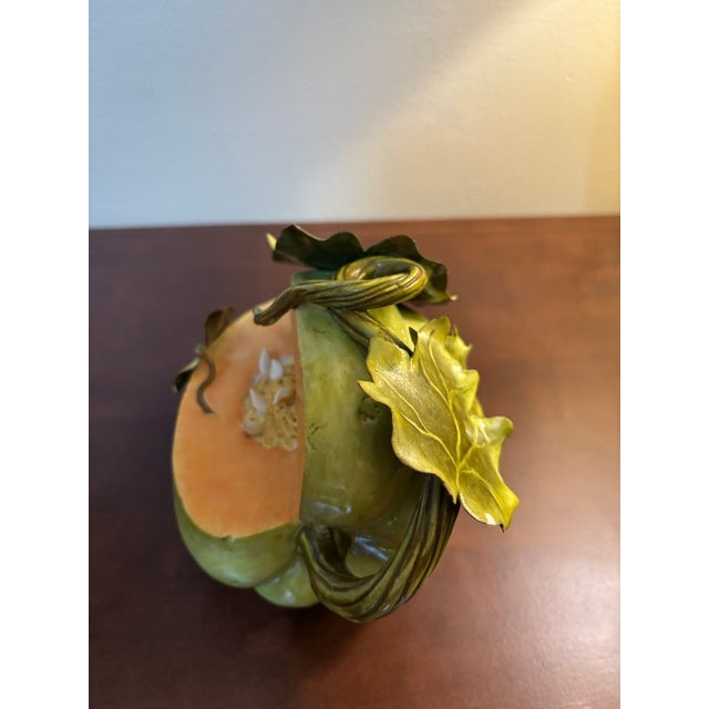 Beautiful Katherine Houston Porcelain Melon Sculpture For Sale - Image 15 of 16