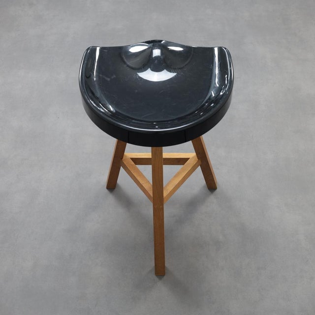 Black Heidistool Barstools by Sebastian Wrong for Established & Sons, 2000s, Set of 2 For Sale - Image 8 of 12