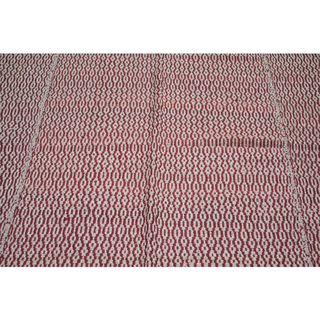 Shabby Chic Vintage Turkish Anatolian Hand Made Natural Color Modern Kilim,8'x8'9" For Sale - Image 3 of 6