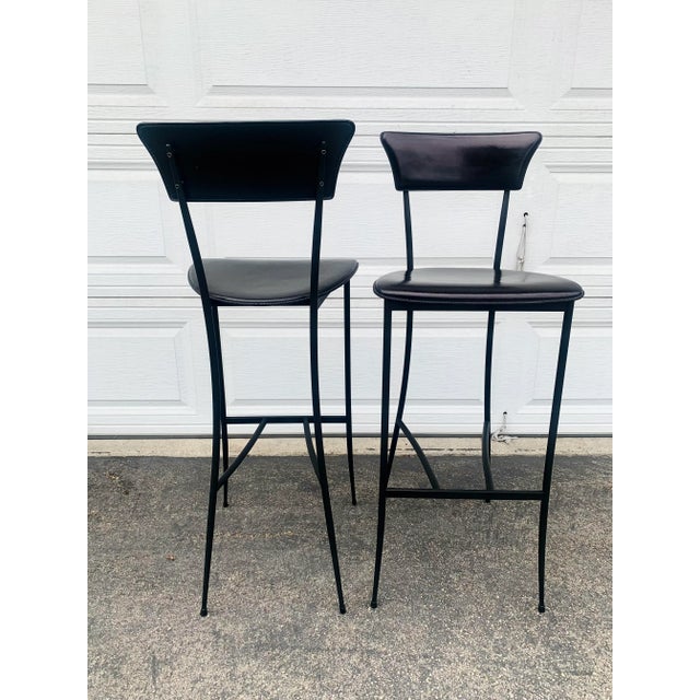 Metal Arper Italian Bar Stools For Sale - Image 7 of 10