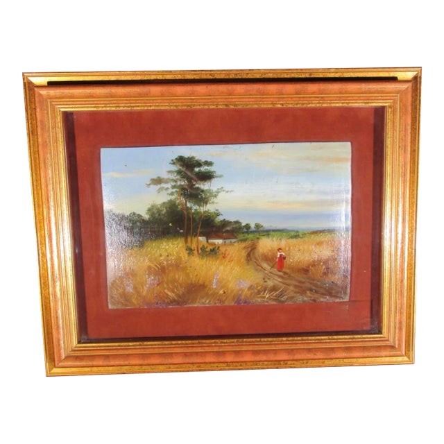 Post Impressionist Landscape by Richard Huber Circa 1990s For Sale
