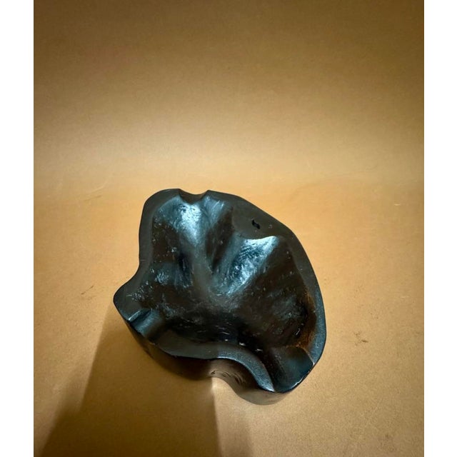 Rustic Vintage French Wooden Ashtray, 1950s For Sale - Image 3 of 8