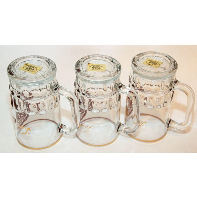 Vintage Artesania Tabuisa Mugs Set of 3 With Tumi Peruvian God Design For Sale - Image 4 of 13