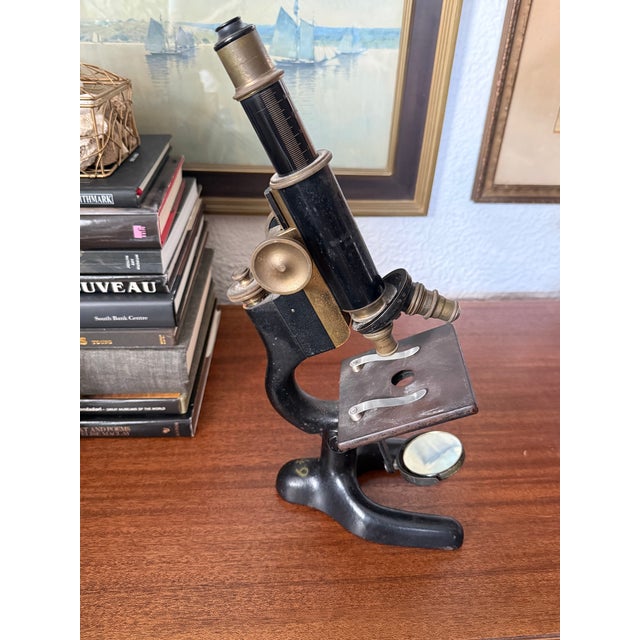 Antique Bausch and Lomb Microscope For Sale - Image 10 of 14