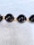 1990s Vintage Opera Length Continuous Strand Onyx Bead Necklace With 14k Gold Spacers For Sale - Image 5 of 5