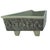 Mid 20th Century Mid-Century Japanese Studio Pottery Brutalist Ikebana Planter in Celadon Stoneware For Sale - Image 5 of 16