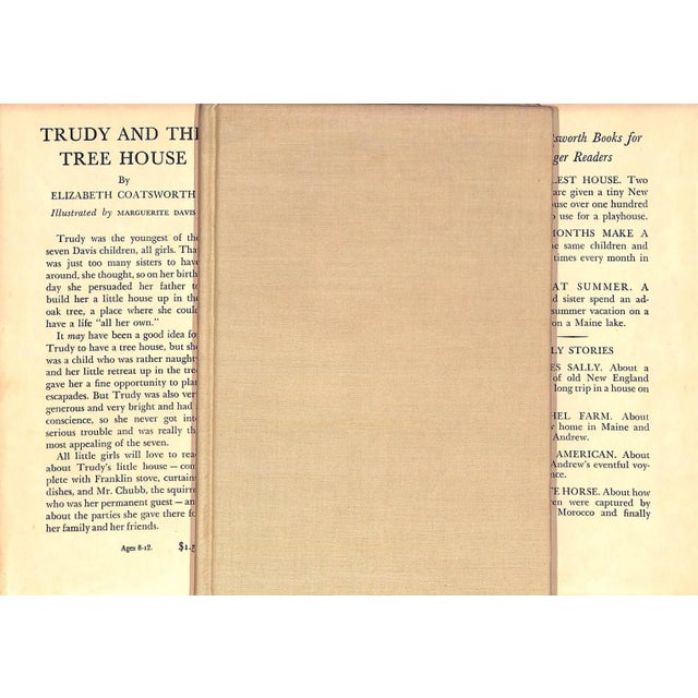 Traditional "Trudy and the Tree House" 1944 Coatsworth, Elizabeth For Sale - Image 3 of 12