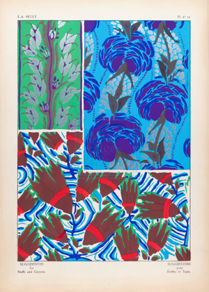 Ea Seguy Suggestions Pour Étoffes Et Tapis, Plate 12