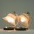 1930s German Art Deco Enameled Satin Glass, Marble and Aluminum Table Lamps, 1930s, Set of 2 For Sale - Image 5 of 18