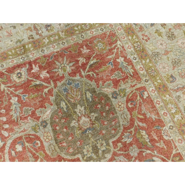 Vintage Hand Knotted Super Fine Indian Rug. 8'x 10' For Sale - Image 17 of 18