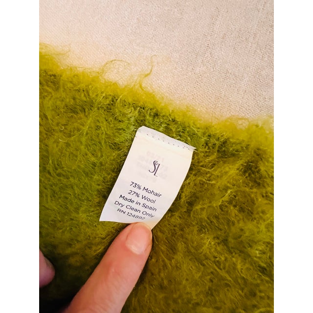 Serena & Lily Serena & Lily Albion Mohair Throw, Made in Spain For Sale - Image 4 of 4