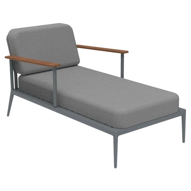 Nature Grey Divan Chaise Lounge by Mowee For Sale