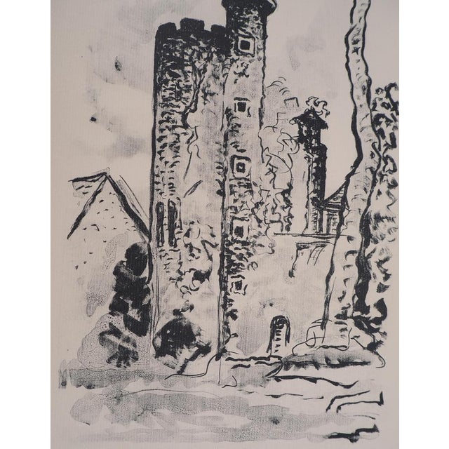 Lucien Mainssieux, Rome, Arch of Constantine, Etching in Colors, 1949 For Sale - Image 5 of 6