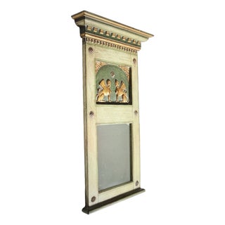Antique Gustavian Wooden Mirror, 1790 For Sale