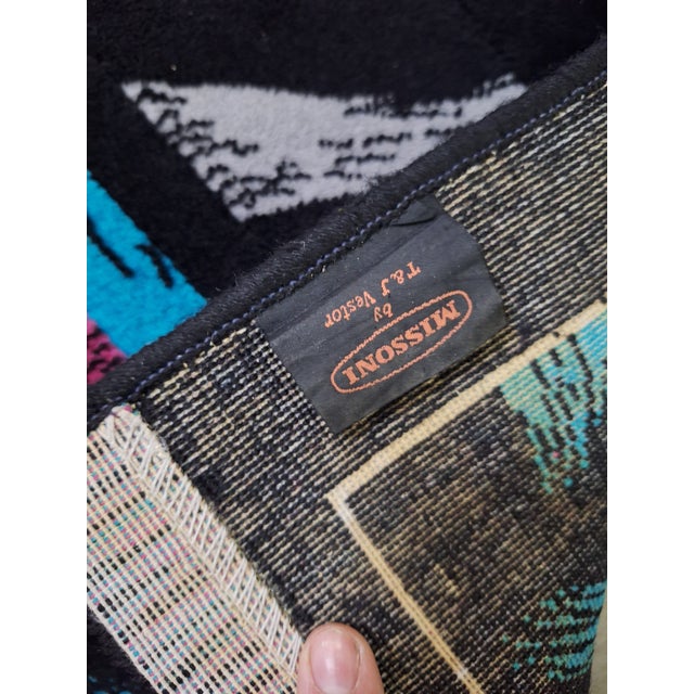Aria Rug in Virgin Wool by T&J Vestor for Missoni, 1970s For Sale - Image 10 of 11