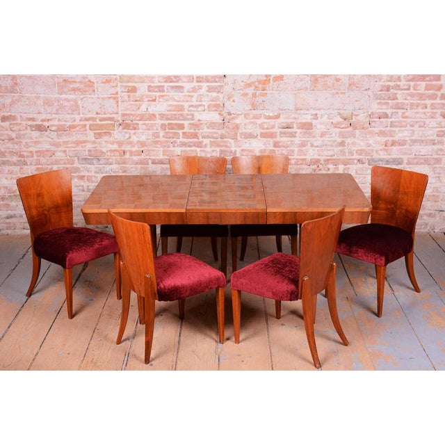 Vintage Art Deco Chairs by J. Halabala for Up Závody, Czech, 1940s, Set of 12 For Sale - Image 12 of 13