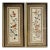 Pair of Contemporary Chinese Fine Silk Needlework Floral Panels, Framed. For Sale
