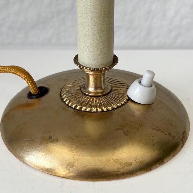 Nordiska Kompaniet Modernist Model 31570 Table Lamp by Bertil Brisborg for Nordiska Kompaniet, Sweden, 1940s For Sale - Image 4 of 12