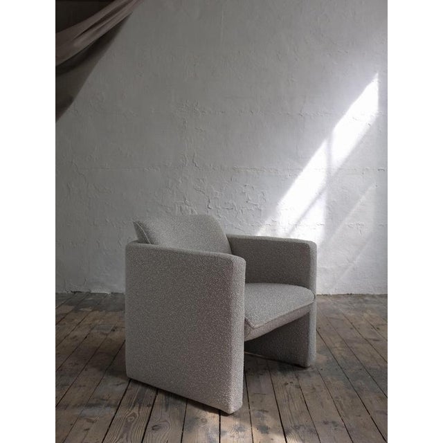 Gray Gray Dedar Boucle Lounge Chair, 1990s For Sale - Image 8 of 8