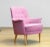 Upholstered with Lilac Wool Armchair by Carl Malmsten for O.H. Sjogren, 1960s For Sale - Image 9 of 9