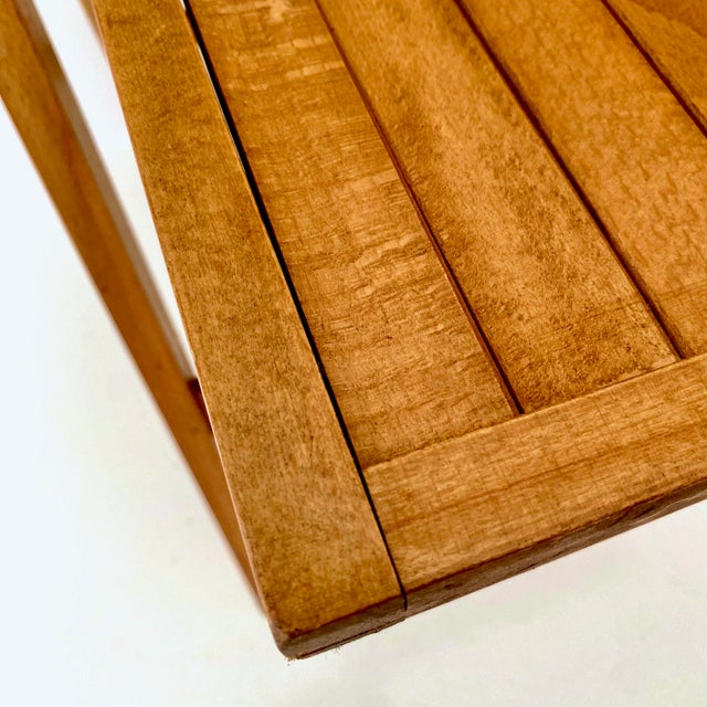 Striking Mid Century Solid Wood Folding Chairs. Made in Yugoslavia For Sale - Image 12 of 13