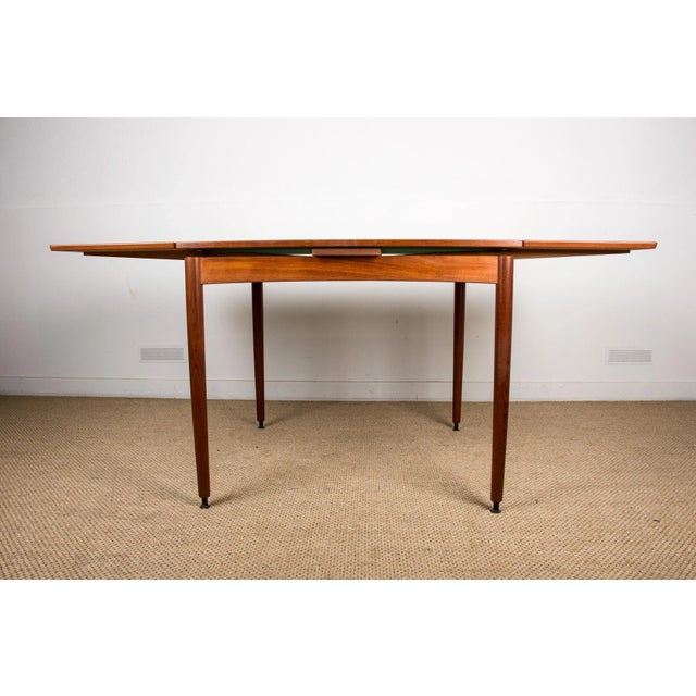 Danish Teak and Felt Games Table by Carlo Jensen for Hundevad & Co, 1958 For Sale - Image 17 of 17