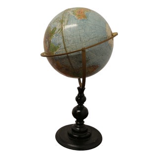 Double Axis Scan Globe with Raised Topography, 1960s For Sale