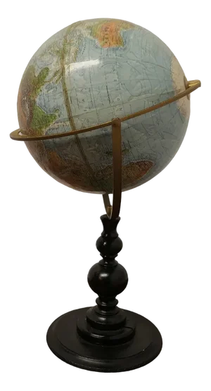 Double Axis Scan Globe with Raised Topography, 1960s