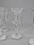 Baccarat Set of 8, Baccarat France "Malmaison" Pattern Crystal Water Goblets For Sale - Image 4 of 7
