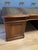 Brown Large Mahogany Desk with Green Leather Top, 1990s For Sale - Image 8 of 18