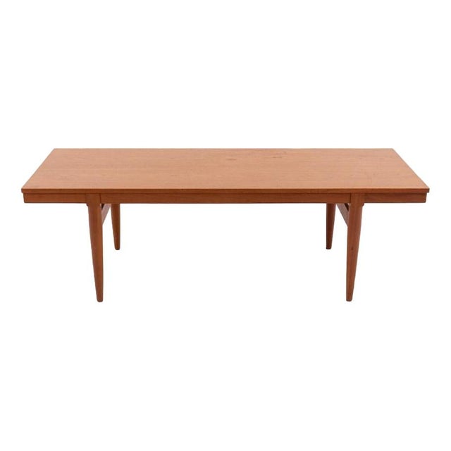 Danish Modern Teak Coffee Table, 1960s For Sale - Image 9 of 9