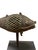 A charming bronze fish displayed on a custom stand. Dhokra are unique sculptures from Orissa India made using the lost wax...