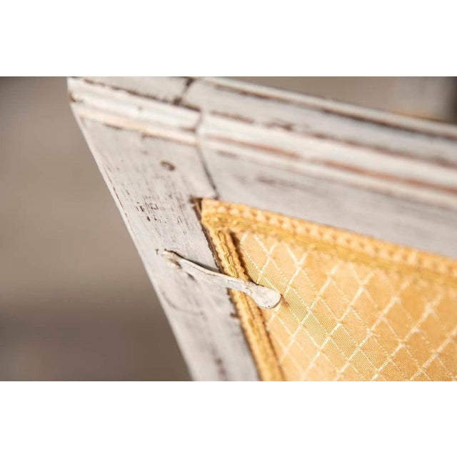 Louis XVI Style Distressed Armchairs, 1950, Set of 3 For Sale - Image 11 of 18