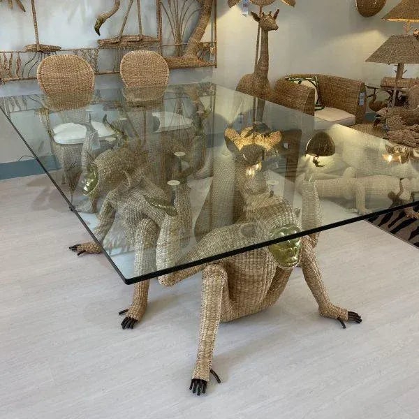 4 Monkeys Dining Table By Mario Lopez Torres For Sale - Image 9 of 11