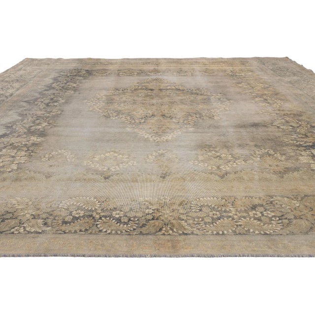 Modern Mid 20th Century Modern Classic Vintage Turkish Rug - 09’05 X 12’10 For Sale - Image 3 of 9